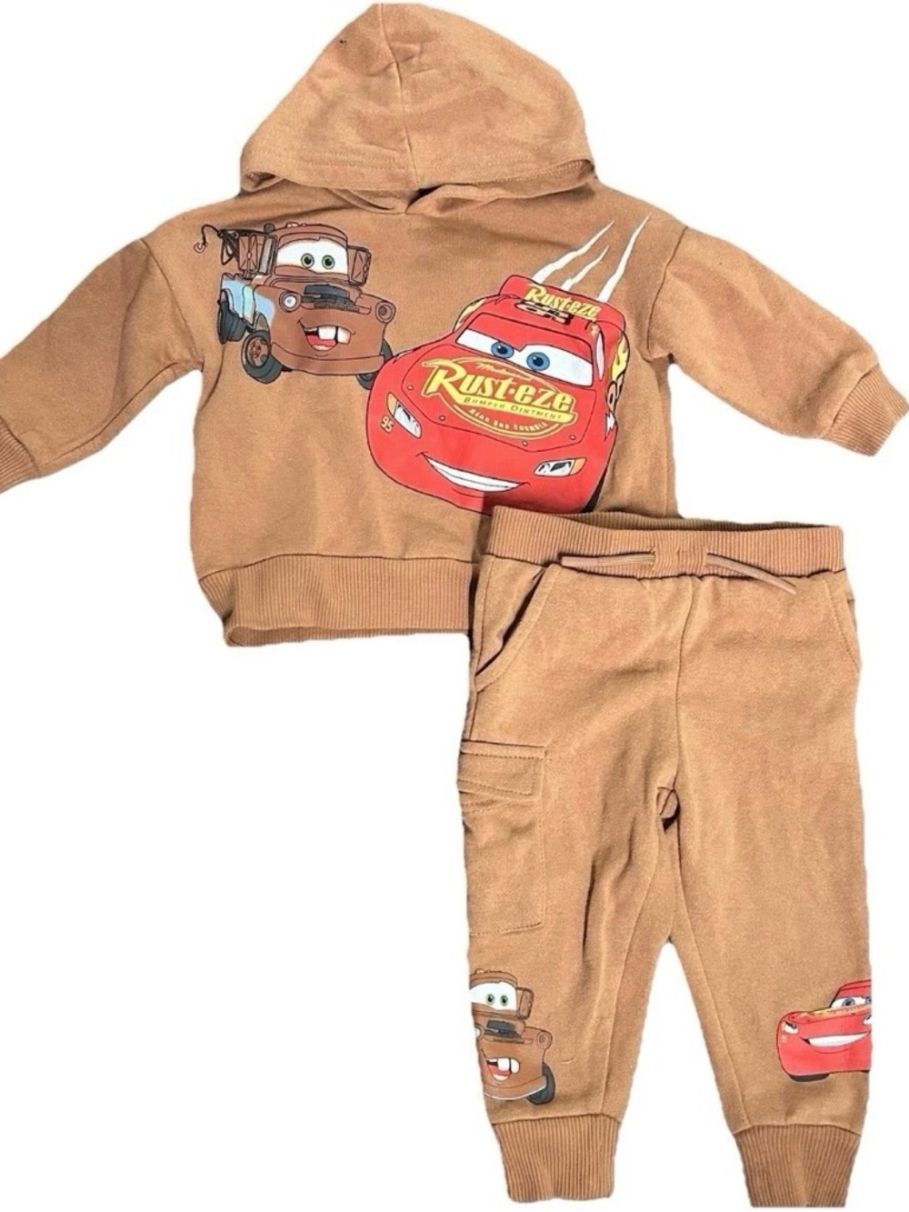 Disney Cars Matching Set Size 18 Months Lightening McQueen Hoodie Sweatshirt